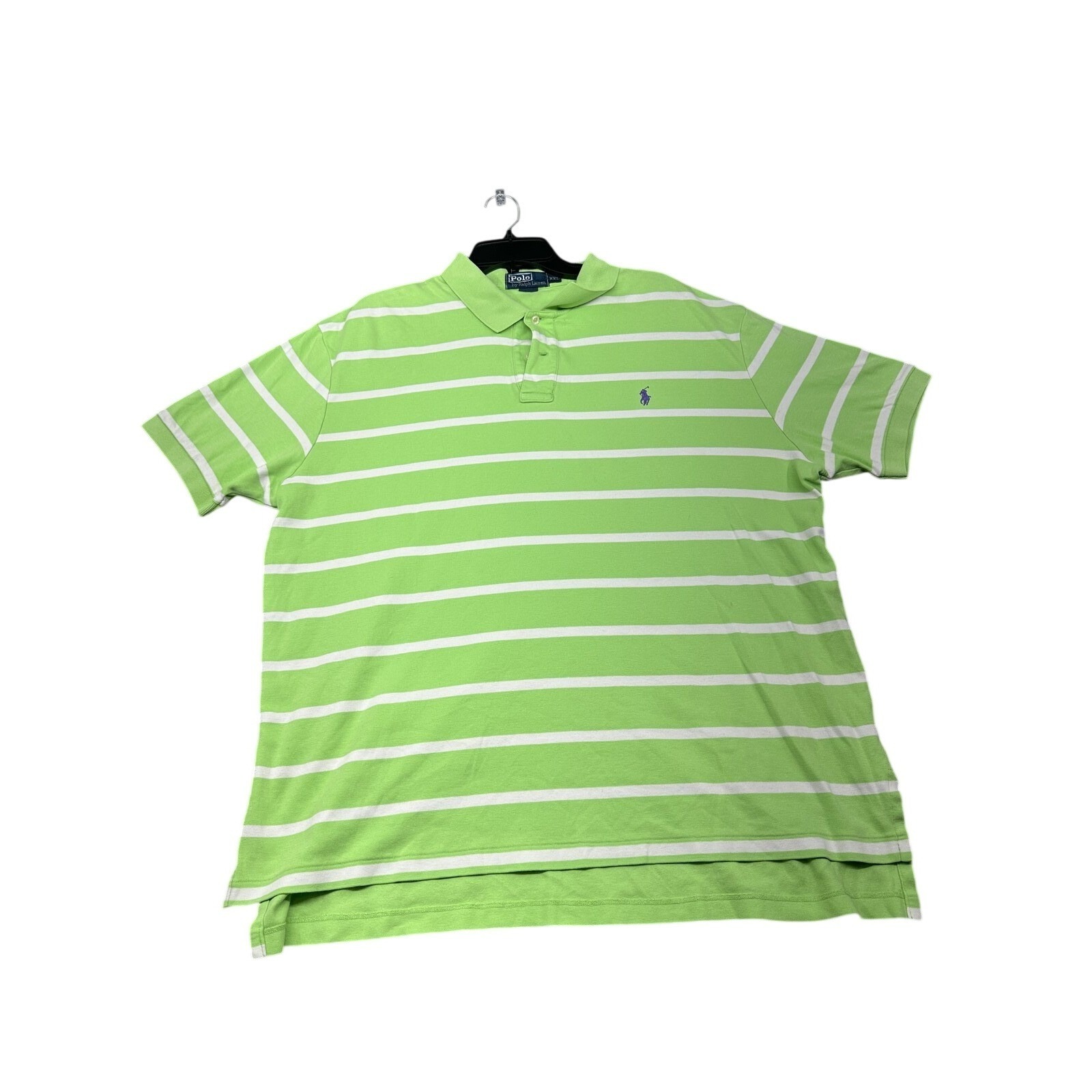 Polo Ralph Lauren Polo Mens Xxl Green Golf Performance Short Sleeve Stretch Logo